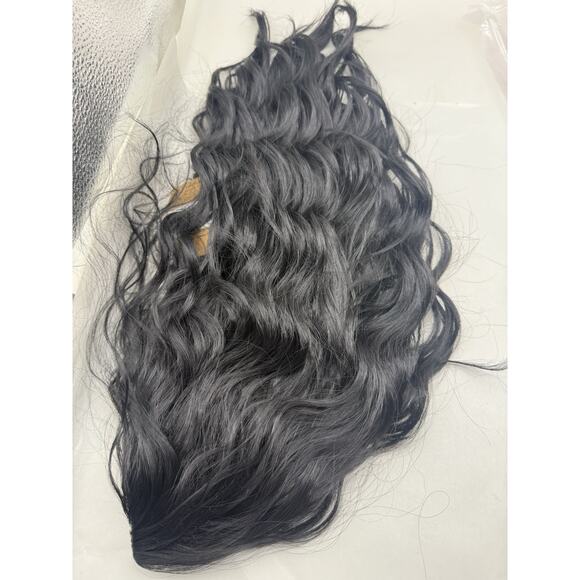 Fashion Wig, Realistic Heat Resistant Black Wig - Long Wavy Wig with Tag *READ.. - Picture 14 of 15